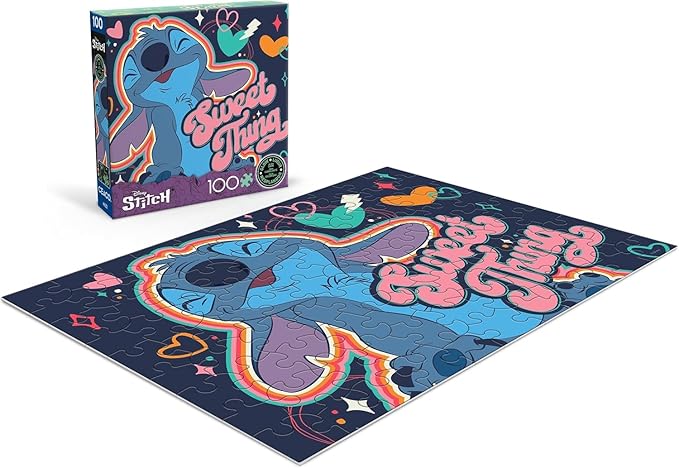 Ceaco - Disney - Stitch - Sweet Thing - Glow in the Dark - 100 Piece Jigsaw Puzzle