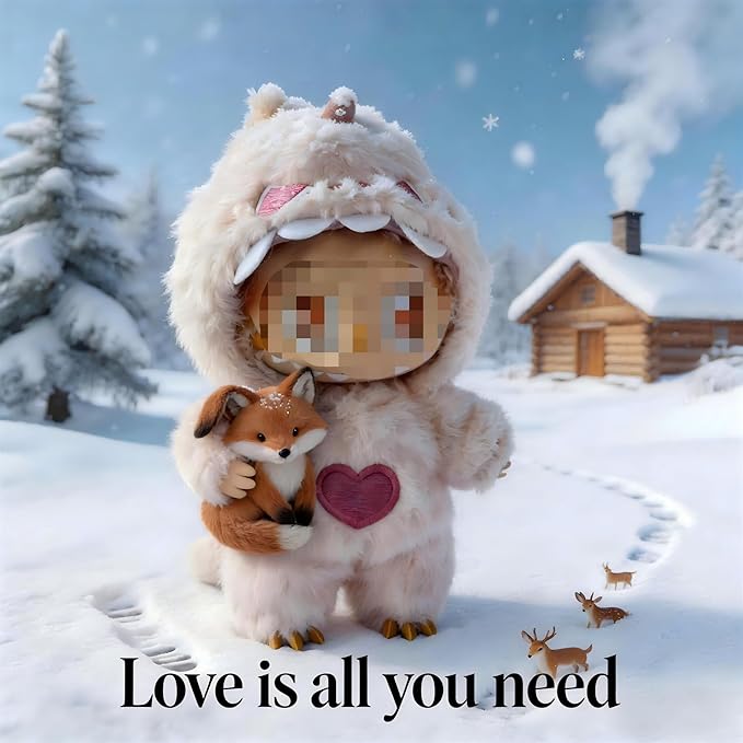 Clothes for Doll (NO Doll), Handcrafted Crochet Accessories for 17cm Dolls, Premium Outfits Dress up(3)