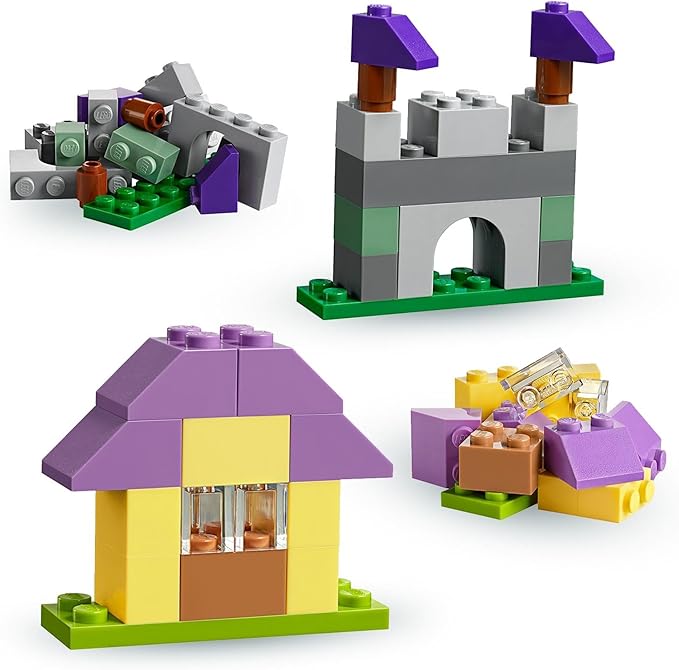 LEGO Classic Creative Suitcase 10713 - Includes Sorting Storage Organizer Case with Fun Colorful Building Bricks, Preschool Learning Toy for Kids, Boys and Girls Ages 4 Years Old and Up