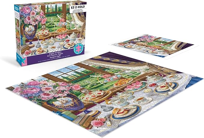 Ceaco - English Breakfast - 1000 Oversized Piece Jigsaw Puzzle