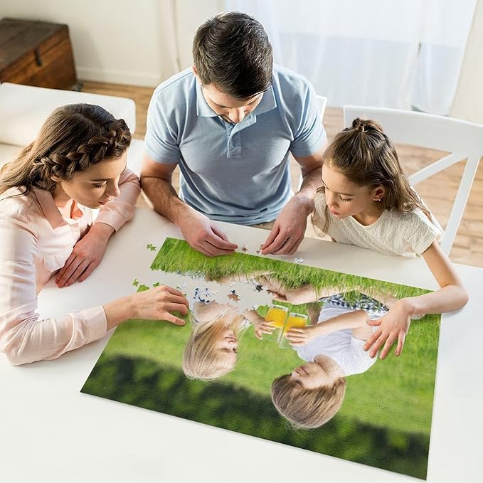 Custom Puzzle from Photos 200/300/500/1000 Pieces Personalized Puzzles for Family, Wedding, Chrisrmas, Gifts