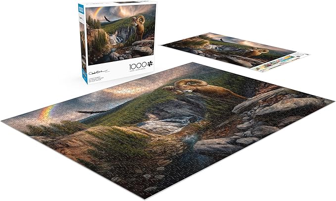 Buffalo Games - Charles Black - A Wild Journey - 1000 Piece Jigsaw Puzzle for Adults -Challenging Puzzle Perfect for Game Nights - Finished Size is 26.75 x 19.75