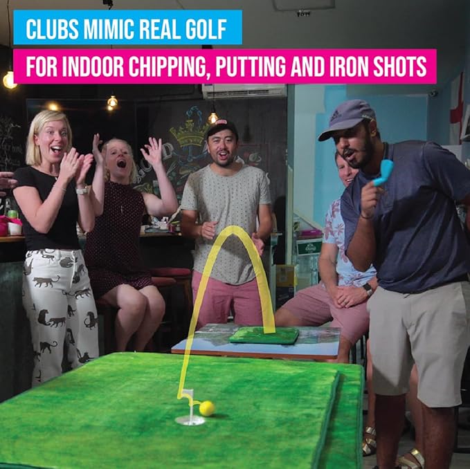 Fingagolf Indoor Golf Game Realistic Golf for Home, Office, or Travel – Unique Gift for Golfers of All Ages