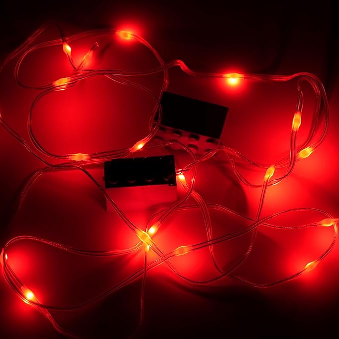 Lights Cable LED Lighting Kit Building Blocks Set, Light Up Bricks Accessories DIY Decoration Toys, Compatible with Major Brands
