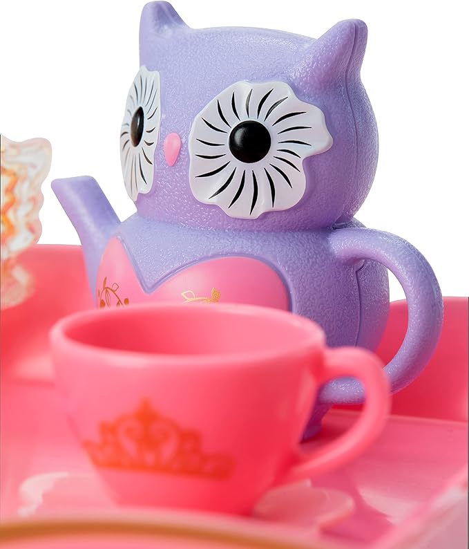 American Girl WellieWishers 14.5-inch Doll Breakfast in Bed Tray Playset with Tea Set and Breakfast Food, For Ages 4+