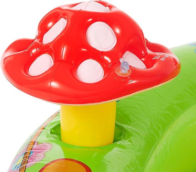 INTEX Garden Inflatable Kiddie Pool: Inflatable Kids Pool with Water Sprayer and Slide – Splash Pad – 114" x 71" x 41" – Ages 3+