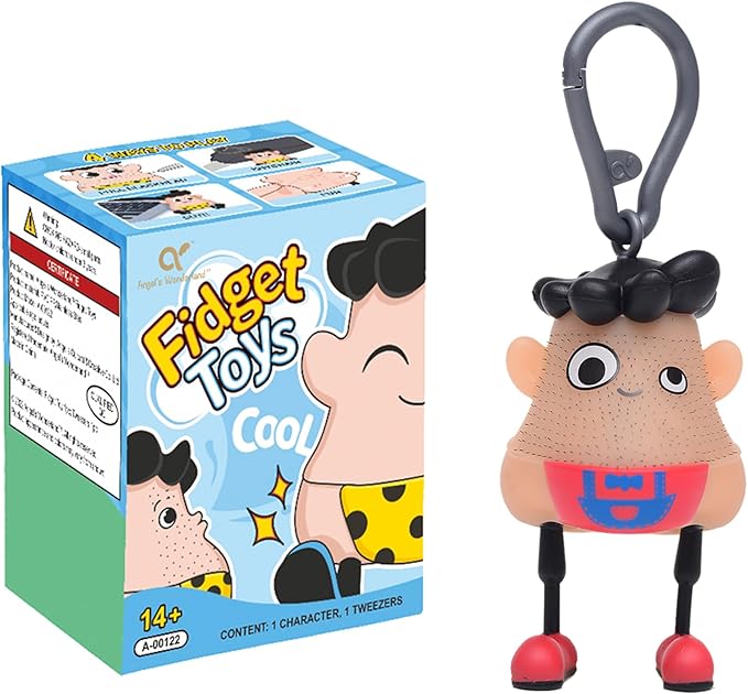 HanHan Skin Picking Fidget Toys Picking for Trichotillomania Fidget Toys to Stop Hair Pulling Picking Anxiety ,ADHD Autism,Cute Stress Relief Perfect 14+ and Adult Christmas Birthday Gag Gifts