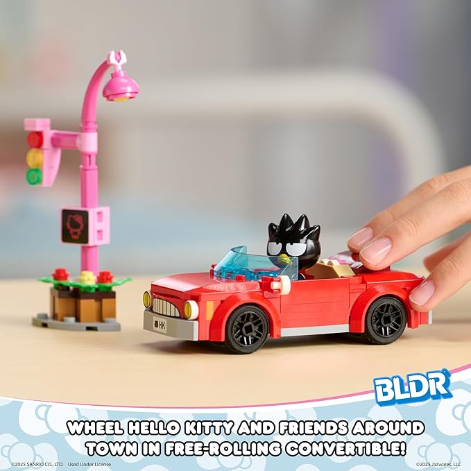 BLDR Hello Kitty and Friends Badtz-Maru’s Convertible Building Set 0111 with Badtz-Maru and Pompompurin Minifigures - for Kids and Sanrio Fans Ages 8+