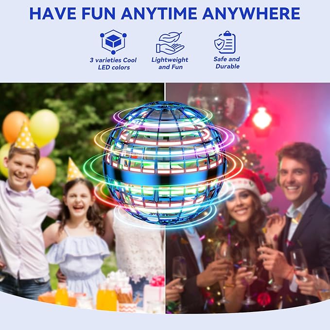 2025 AI Flying Orb Ball Toy, Cosmic Globe Boomerang Hover Ball Galactic Fidget Spinner, Cool Stuff Toys for 6 7 8 9 10 11 12+ Year Old Boys Girls Teens Indoor Outdoor Toys
