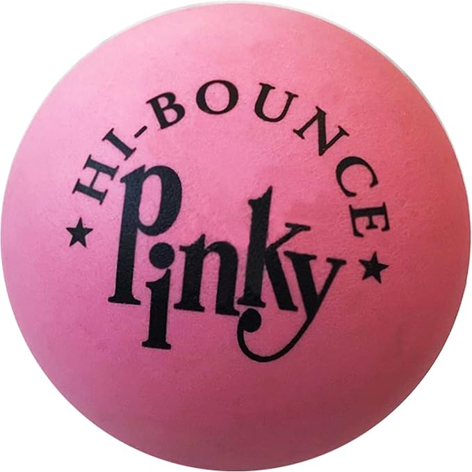 MAXFLO Premium Rubber Ball 24 Balls Pack Pinky Bouncy Ball Colorful Display Box and Balls Combo Party Supplies Real Solid Rubber High Bounce Pink Ball Wall Ball for Kids