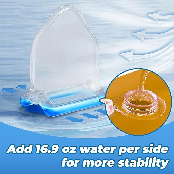 Funscape Kids Inflatable Baseball Pool Toy, Fun Swimming Pool Soft Ball Toss Game, Outdoor Yard Water Bat Target Sports Activity, Cool Summer Beach Family Party Gift 3 4 5 6 7 8 Yr Boy Girl Child Teen