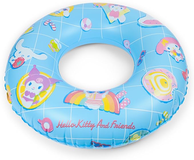 Swimways Hello Kitty Suntanner Pool Float, Inflatable Pool Floats & Kids Pool Toys, Swimming Pool Accessories & Beach Essentials for Teens Aged 14 & Up