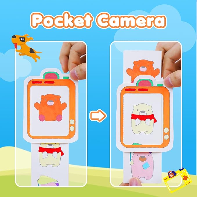 YPLUS Pocket Paint with Water Book for Toddler, Art Activities Craft Toys Watercolor Painting Paper for Kids, Gift for Kids Ages 1-3, 2-4, 4-6, Drawing with Brush- Unicorn