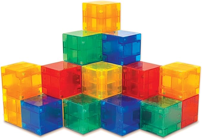 Crayola Bold Magnetic PIP Cubes, Mini Magnetic Blocks Playset, STEM & Montessori Building & Educational Toys for Kids, Travel Toys for Boys and Girls Ages 3+, 27-Piece Set