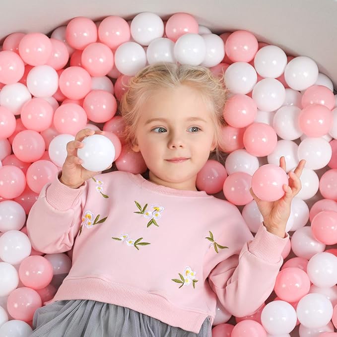 TRENDBOX Ball Pit Balls Plastic Balls for Ball Pit Pool Playpen Babies Kids Children Birthday Parties