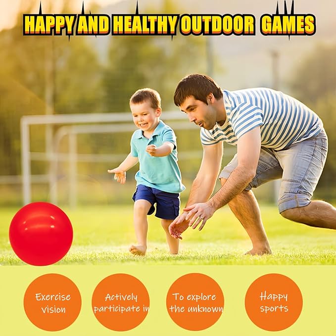 3 Pcs Inflatable Playground Balls 9 Inch Bouncy Balls with Hand Air Pump for Indoor Outdoor Play Balls for Kids