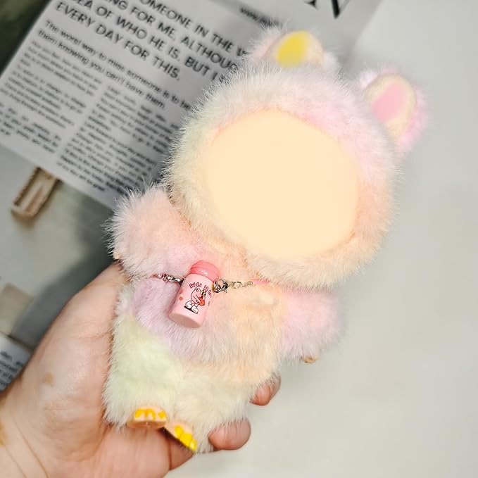 3pcs Doll Accessories Set Included Pink Knitted Bag, Camera Charm & Water Charm for Doll, Dress Up Accessories for 17cm Doll, Mini Costume Supplies