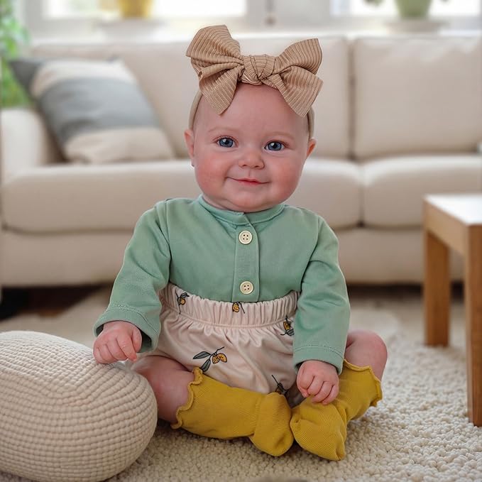 BABESIDE Reborn Baby Dolls, 20Inch Cute Soft Vinyl Realistic-Newborn Baby Doll Poseable Real Life Lifelike Baby Dolls w/Doll Accessories for 3+ Year Old Girls