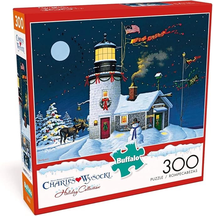Buffalo Games - Charles Wysocki - Take Out Window - 300 Piece Jigsaw Puzzle for Adults -Challenging Puzzle Perfect for Game Nights - Finished Size is 21.25 x 15.00