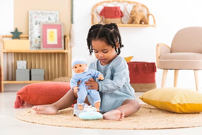 Baby Doll Potty Training Set - Corolle Baby Doll Accessory - Potty Toys Toilet with Wipes for 12" Dolls