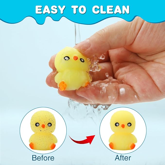 60 Pack Mochi Squishy Toys, Kawaii Mini Animal Squishies for Kids Treasure Box Classroom Prizes Birthday Party Favors Goodie Bag Stuffers Pinata Easter Egg Fillers Sensory Fidget Toys Xmas Gift