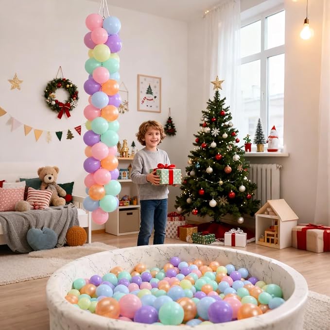 STARBOLO Ball Pit Balls for Toddlers Phthalate Free BPA Free Non-Toxic Crush Proof Play Balls for Toddlers Kids Pool Playhouse Pack of 100 200 500