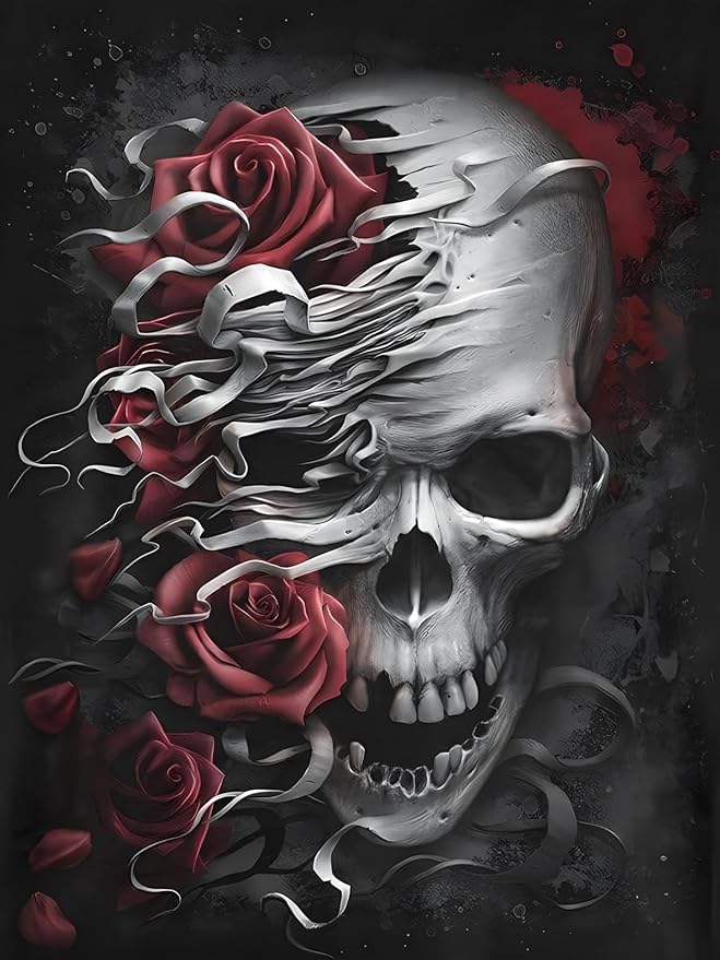 1000 Pieces Jigsaw Puzzle for Adults,Fairy Tales, Skeleton.Rose.Halloween Wood Jigsaw Puzzle,Brain Challenge Educational Game Relaxation Pastime Entertainment Activity Decorative Puzzle