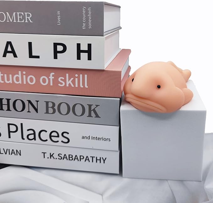 Cute Blobfish Toy, Scented, Fidget Blob Fish Mochi Toys, Stress Relief Squeeze for Kid and Adult, Sensory Toy for Autism, Birthday, Christmas, Office, Stocking Stuffer Gift