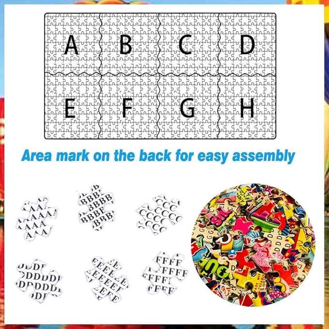 YINSHENG Jigsaw Puzzles for Adults Puzzle for Adults 1000 Piece - Crazy Candy - Jigsaws Puzzles 1000 Piece for Adults Kids Educational Game Toys Gift for Home Wall Decoration (27.6"x 19.7")