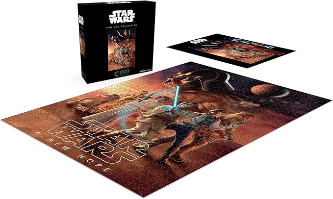 Buffalo Games – Star Wars™: The Force 1000 Piece Jigsaw Puzzle – Fine Art Collection Colorful Puzzle for Adults – Precision-Cut Pieces, Beautiful Artwork