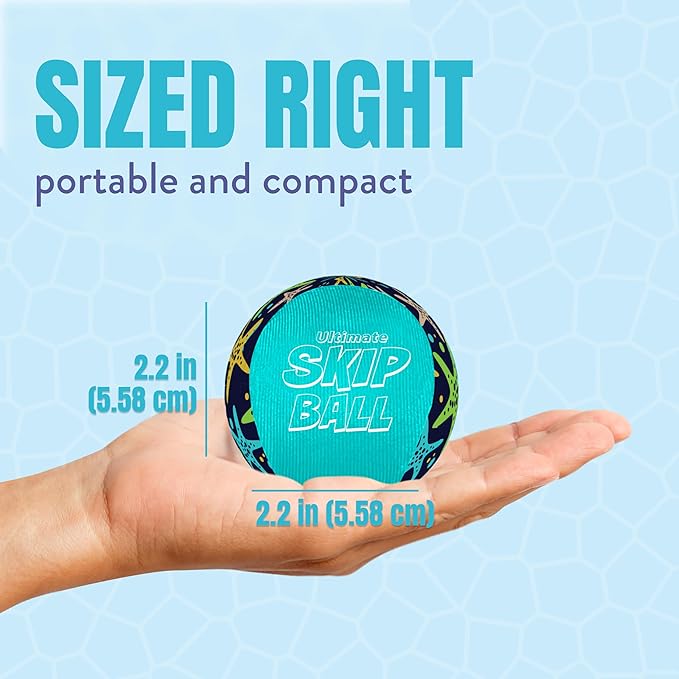Activ Life The Ultimate Water Skip Balls, Water Bouncing Ball for Swimming Pool, Beach Toys for Friends, Family, Kids and Adults