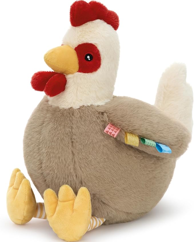 Tezituor Easter Chicken Stuffed Animal, Big Realistic Chicken Plush Toy, Cuddly Large Rooster Stuffed Animals,Soft Hen Stuffy Giant Farm Chick Plushie Gifts for Kids Girls Christmas Birthday