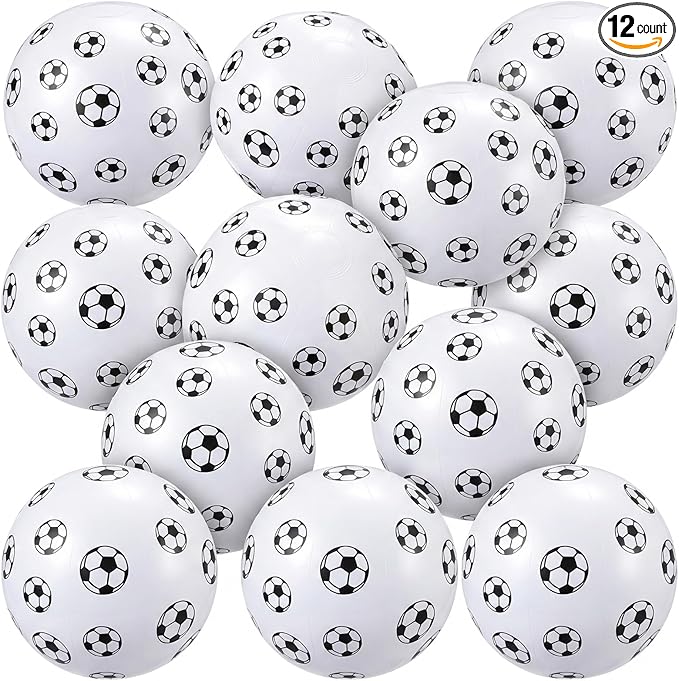 Lewtemi Inflatable Beach Balls Large Sport Ball Pool Toys for Birthday Summer Beach Water Games, Themed Party Decorations Party Favors