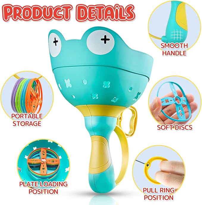 pamexin Outside Toys for Kids Ages 4-8 - Manual Capture Catching Game - Toddler Chasing Toy for Boys & Girls, Ages 3-7 - Outdoor Fun Family Games