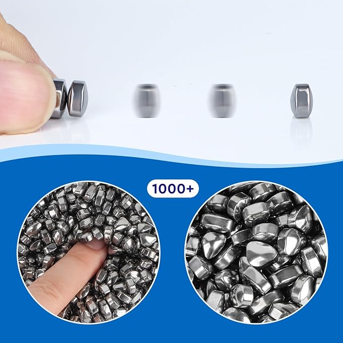 1000+ Original Ferrite Putty Silver, Sensory Stones, Adult Fidget Stress Relief Desk & Office Item, Ferrite Stones Stocking Stuffers Gifts