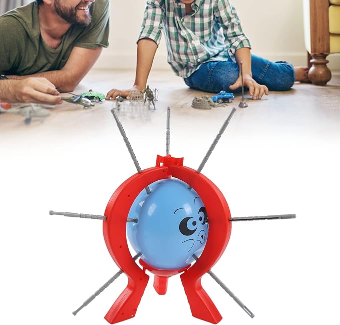 Gonetre Desktop Balloon Pop Rotation Burst Game for Kids & Family, Popping Balloon Wheeling Game, for Kids Adults Fun Party Activity Tabletop Toys Plastic Material