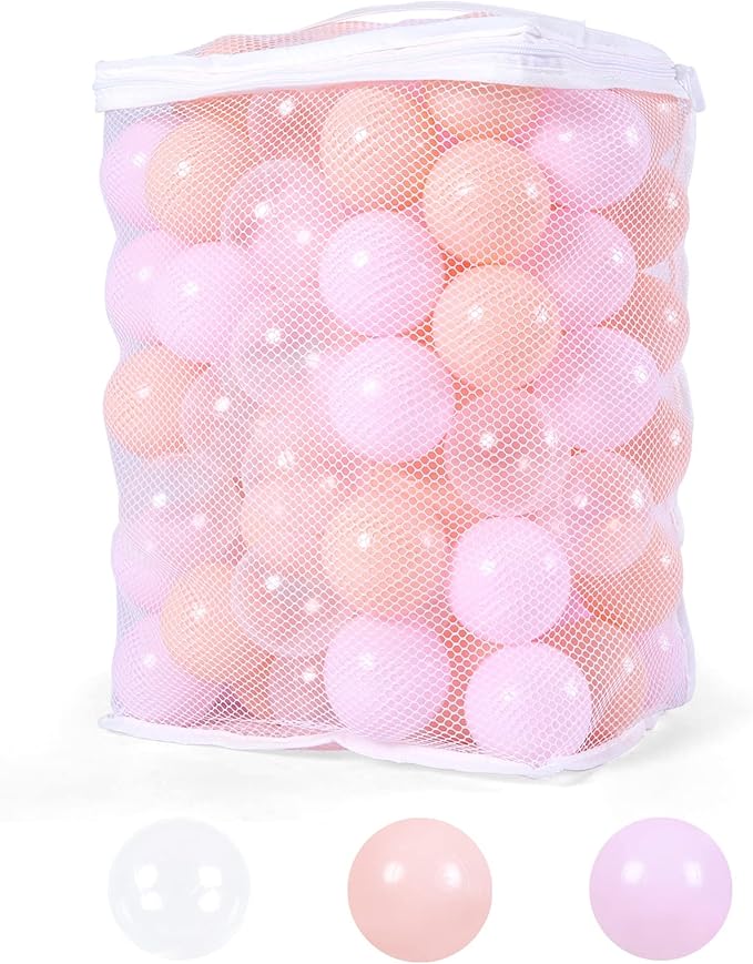 STARBOLO Ball Pit Balls for Toddlers Phthalate Free BPA Free Non-Toxic Crush Proof Play Balls for Toddlers Kids Pool Playhouse Pack of 100 200 500