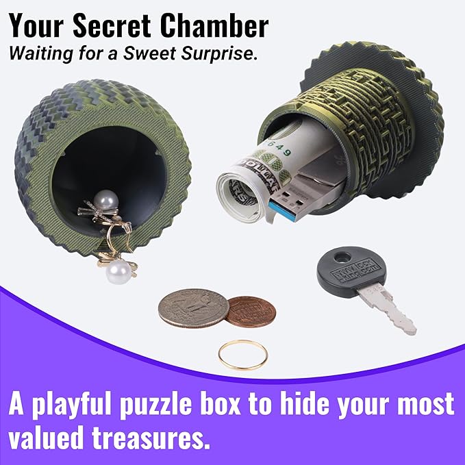 Maze Egg Money Puzzle Gift Box: Available in 4 Unique Internal Designs - Secret Cash Holder & Surprise Gift Container for Easter, Birthday, Wedding - Fun Brain Teaser Toy for Kids & Adults