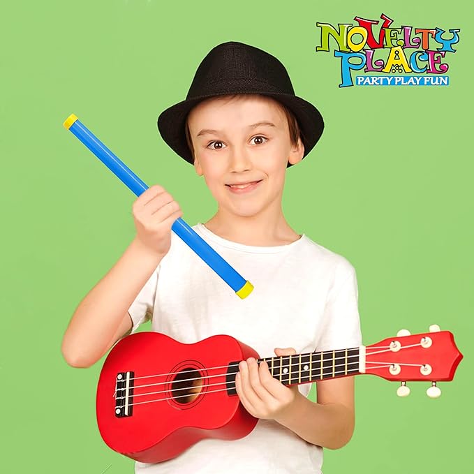 Novelty Place 16" Groan Tube Noise Makers 2 Pack - Funny Party Noisemaker for Kids and Adults - Party Favor Sound Tubes Toys - Blue