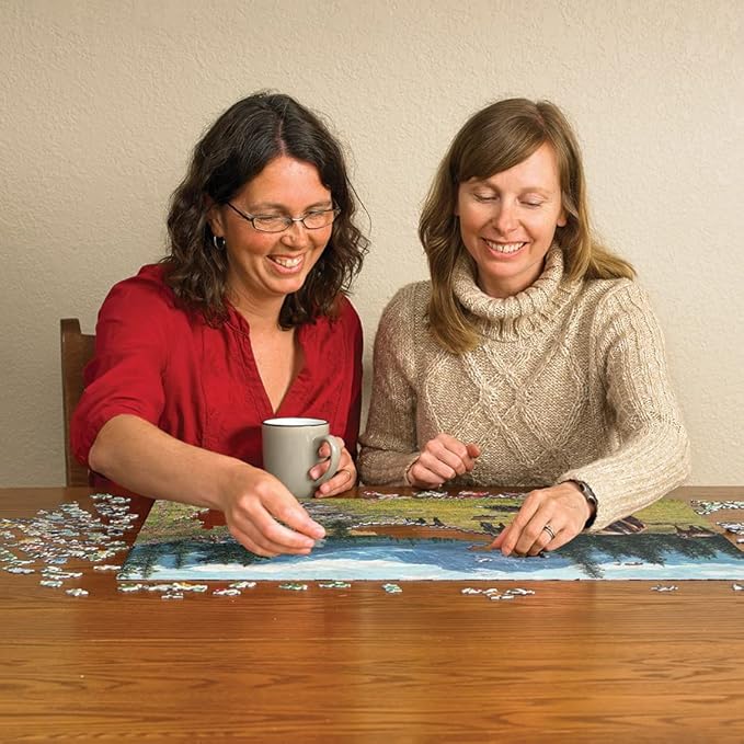 Cobble Hill 1000 Piece Puzzle - Horse Meadow - Sample Poster Included