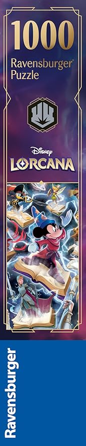 Ravensburger Disney Lorcana - Glimmers of The Realm: Steel 1000 Piece Jigsaw Puzzle | Premium Quality Made in Europe | FSC Certified Materials
