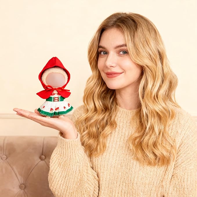 17cm Doll Clothes for Outfit, Decoration Accessories for 17cm Dolls Clothes, No Doll Included (Christmas)