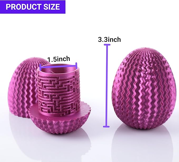 Maze Egg Money Puzzle Gift Box: Available in 4 Unique Internal Designs - Secret Cash Holder & Surprise Gift Container for Easter, Birthday, Wedding - Fun Brain Teaser Toy for Kids & Adults