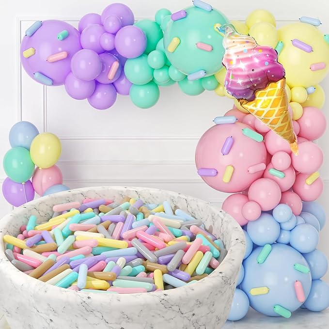 STARBOLO Ball Pit Balls for Toddlers - Pack of 50 Balls 5.12inches Crush Proof Plastic Toy Balls for Toddlers Ball Pits, Ball Pit Play Tent, Baby Pool Water Toys(Macaron 10 Colors)