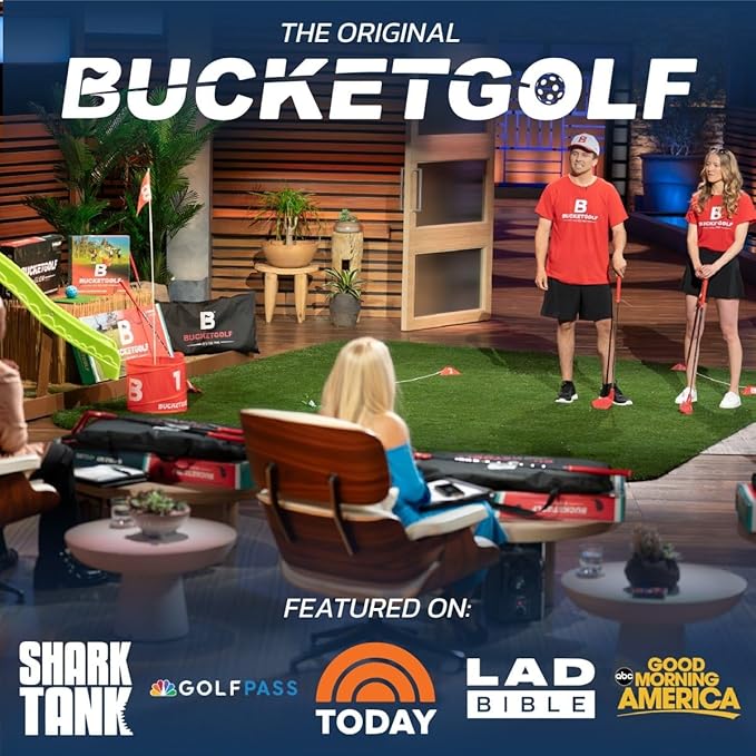 bucketgolf Game Official Size and Weight Extra Balls (6 Pack) - Replacement Balls Works for All Lawn Golf Game Sets.