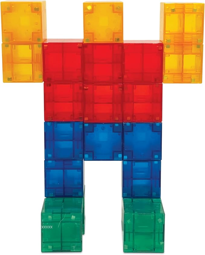 Crayola Bold Magnetic PIP Cubes, Mini Magnetic Blocks Playset, STEM & Montessori Building & Educational Toys for Kids, Travel Toys for Boys and Girls Ages 3+, 27-Piece Set