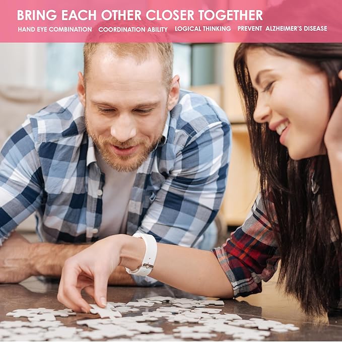 MOMIBOOK 1000 Piece Puzzle for Adults Jigsaw Puzzles of Wedding in The Holy Light, Vertical Texture Moonlight Feel Painting Image Hard Impossible Puzzle Unique Party Christmas Birthday Gifts