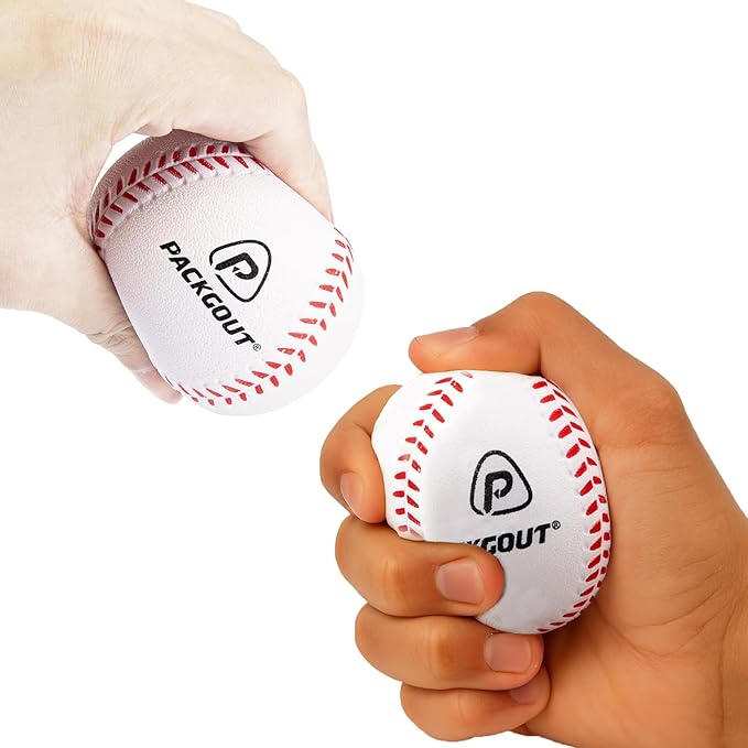 PACKGOUT Soft Foam Baseballs for Kids & Teenagers - Practice & Replacement Balls
