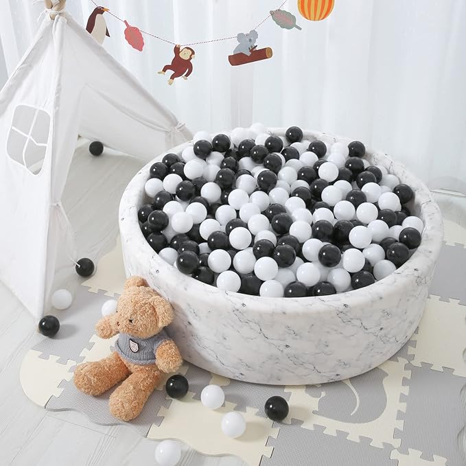 STARBOLO Ball Pit Balls for Toddlers Phthalate Free BPA Free Non-Toxic Crush Proof Play Balls for Toddlers Kids Pool Playhouse Pack of 100 200 500