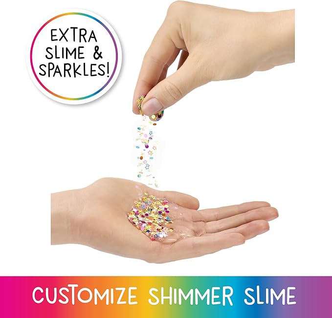 Rainbow High Rainbow Shimmers with Slime – Iris, 11” Fashion Doll, Create a Rainbow Doll, Slime Kit, Kids Gift 4+